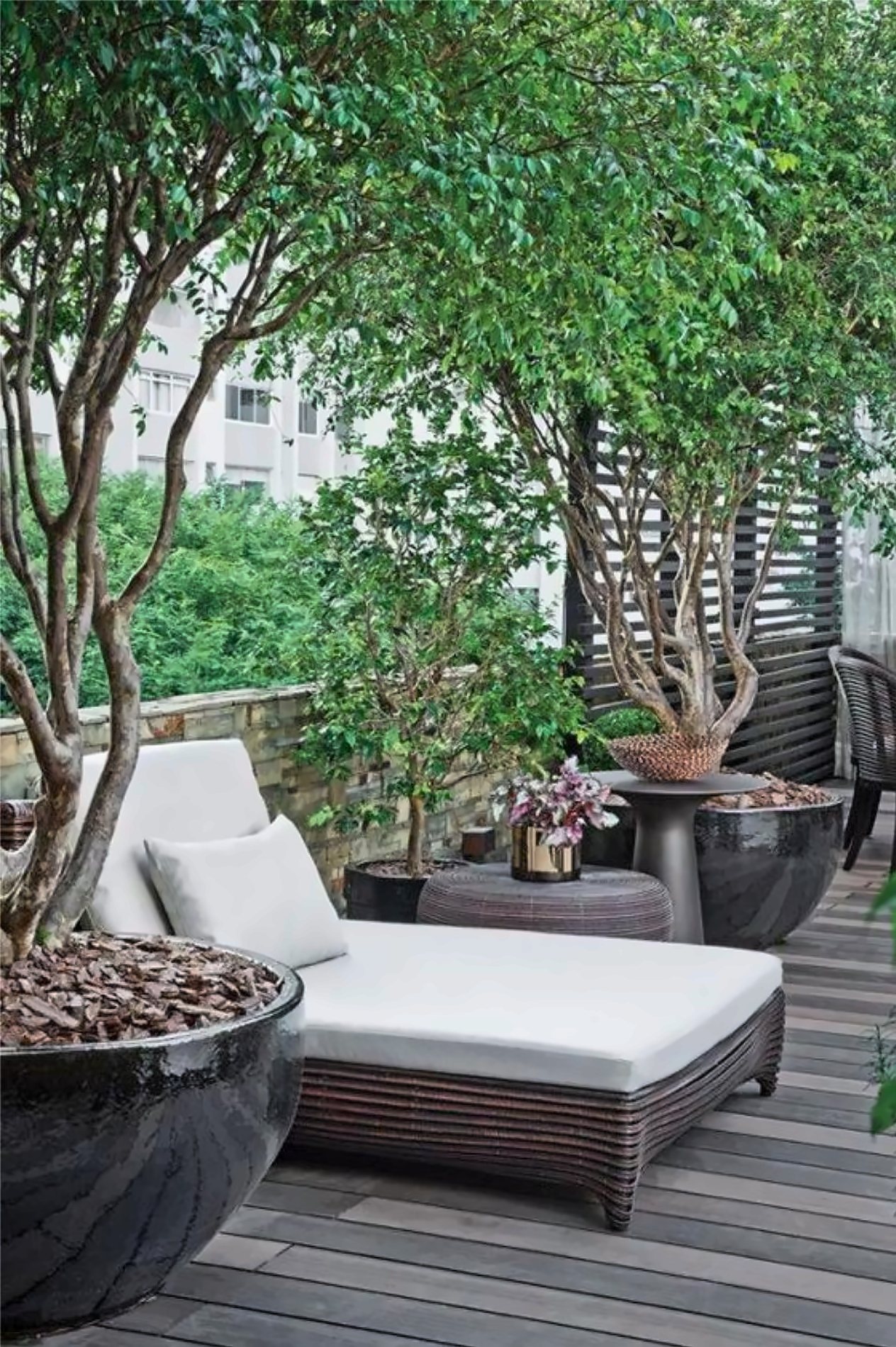 Terraza en cubierta